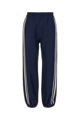 Pantalone jogging in viscosa blu notte -  | Wise