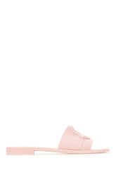 Pink rubber Mon Slide slippers -  | Wise