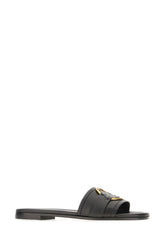 Slippers Bell in pelle nera -  | Wise