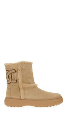 Cappuccino suede ankle boots -  | Wise