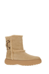 Cappuccino suede ankle boots -  | Wise