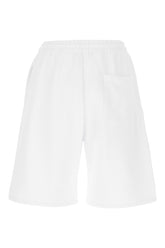 White cotton bermuda shorts -  | Wise