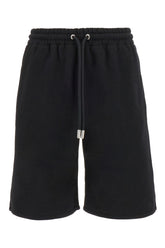 Black cotton bermuda shorts -  | Wise