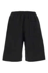 Black cotton bermuda shorts -  | Wise