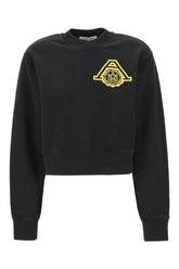 Black cotton sweatshirt -  | Wise