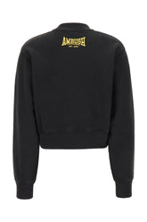 Black cotton sweatshirt -  | Wise