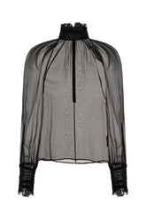 Black silk blouse -  | Wise