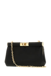 Clutch Marlene in raso nero -  | Wise