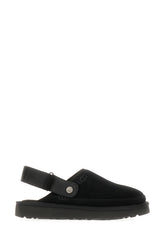 Black suede Goldenstar slippers -  | Wise