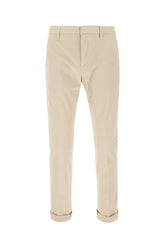 Pantalone chino in cotone stretch cappuccino -  | Wise