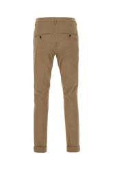 Pantaloni chino in cotone stretch beige -  | Wise