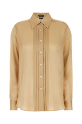 Beige silk blouse -  | Wise