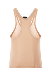 Peach stretch viscose tank top -  | Wise