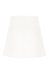 Minigonna in misto poliestere bianco -  | Wise