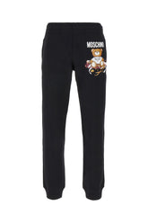 Pantalone jogging in cotone nero -  | Wise