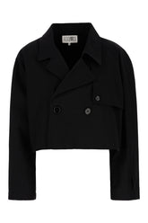 Black cotton blazer -  | Wise