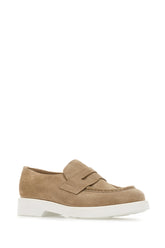 Mocassini in pelle scamosciata beige -  | Wise