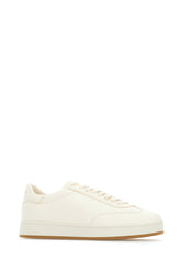 Ivory leather sneakers -  | Wise