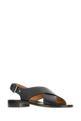 Black leather Ronda 2 sandals -  | Wise