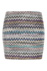 Embellished viscose blend mini skirt -  | Wise