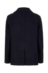 Cappotto in lana blu navy -  | Wise