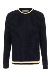 Midnight blue cotton sweater -  | Wise