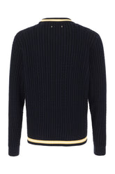 Midnight blue cotton sweater -  | Wise