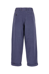 Navy blue cotton chino pants -  | Wise