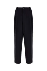 Black viscose blend pants -  | Wise