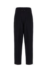 Pantalone in misto viscosa nera -  | Wise