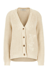 Sand cotton cardigan -  | Wise