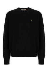 Black cotton blend Alex sweater -  | Wise