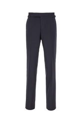 Navy blue wool Sang pants -  | Wise