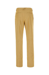 Pantalone in cotone senape -  | Wise