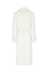 Ivory silk trench -  | Wise