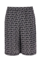 Printed silk bermuda shorts -  | Wise