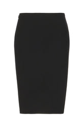 Black wool skirt -  | Wise