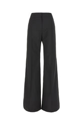 Black wool blend pants -  | Wise