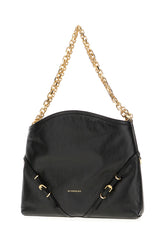 Black leather Voyou Chain shoulder bag -  | Wise