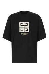 Black cotton oversize t-shirt -  | Wise