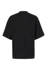 Black cotton oversize t-shirt -  | Wise