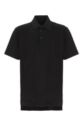 Polo in piquet nero -  | Wise