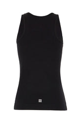 Top in cotone stretch nero -  | Wise