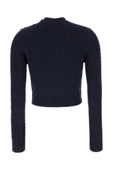 Maglione in cotone blu notte -  | Wise