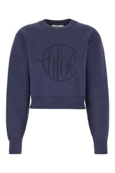 Maglione in lino blu navy -  | Wise