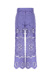 Purple linen Pop pants -  | Wise