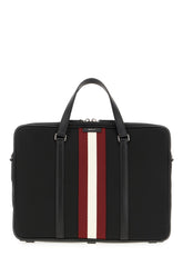 Black fabric briefcase -  | Wise