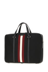 Black fabric briefcase -  | Wise