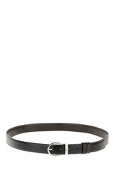 Black leather reversible belt -  | Wise