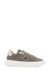 Dark grey nabuk Temple sneakers -  | Wise